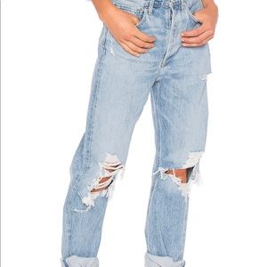 Agolde ripped 90s fit jeans
